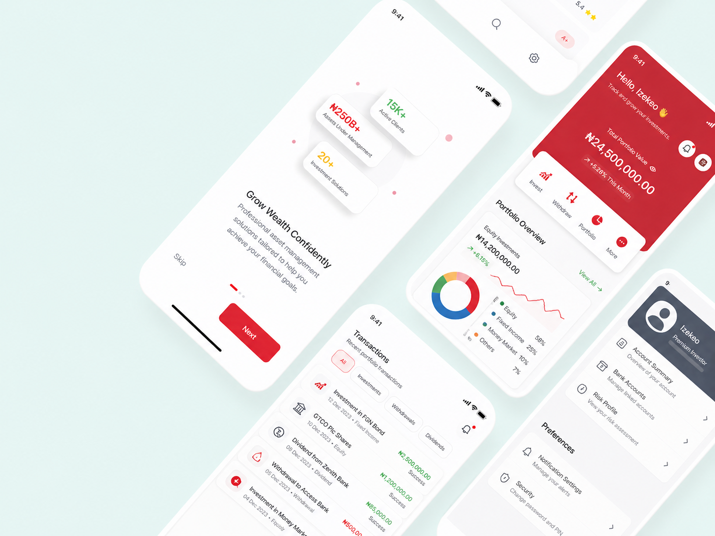 BucksInvest App Dashboard Preview